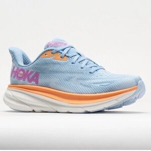 Hoka one one Clifton 9 Airy Blue/Ice Water women's sneakers.